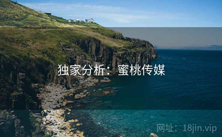 独家分析：蜜桃传媒