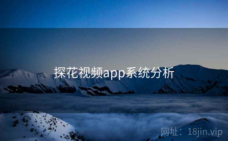 探花视频app系统分析